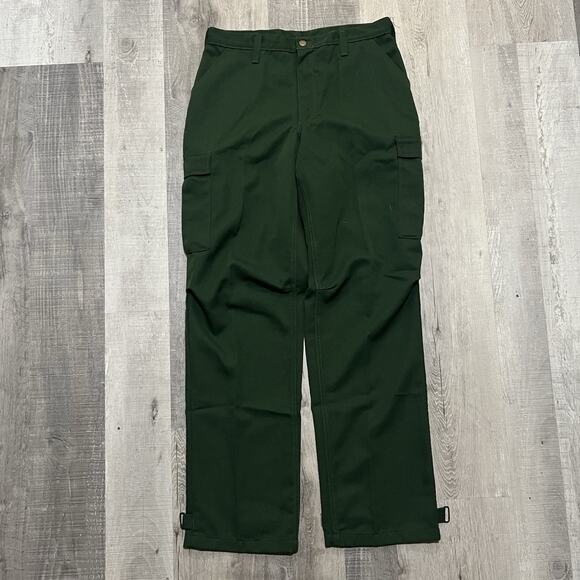 VTG Terry Manufacturing Wildand Forest Service Aramid FR Cargo Pants 2007 Green - Picture 1 of 6